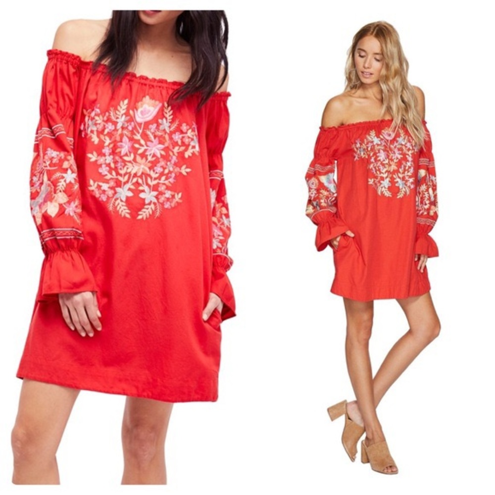 Free People Fleur du Jour mini dress
